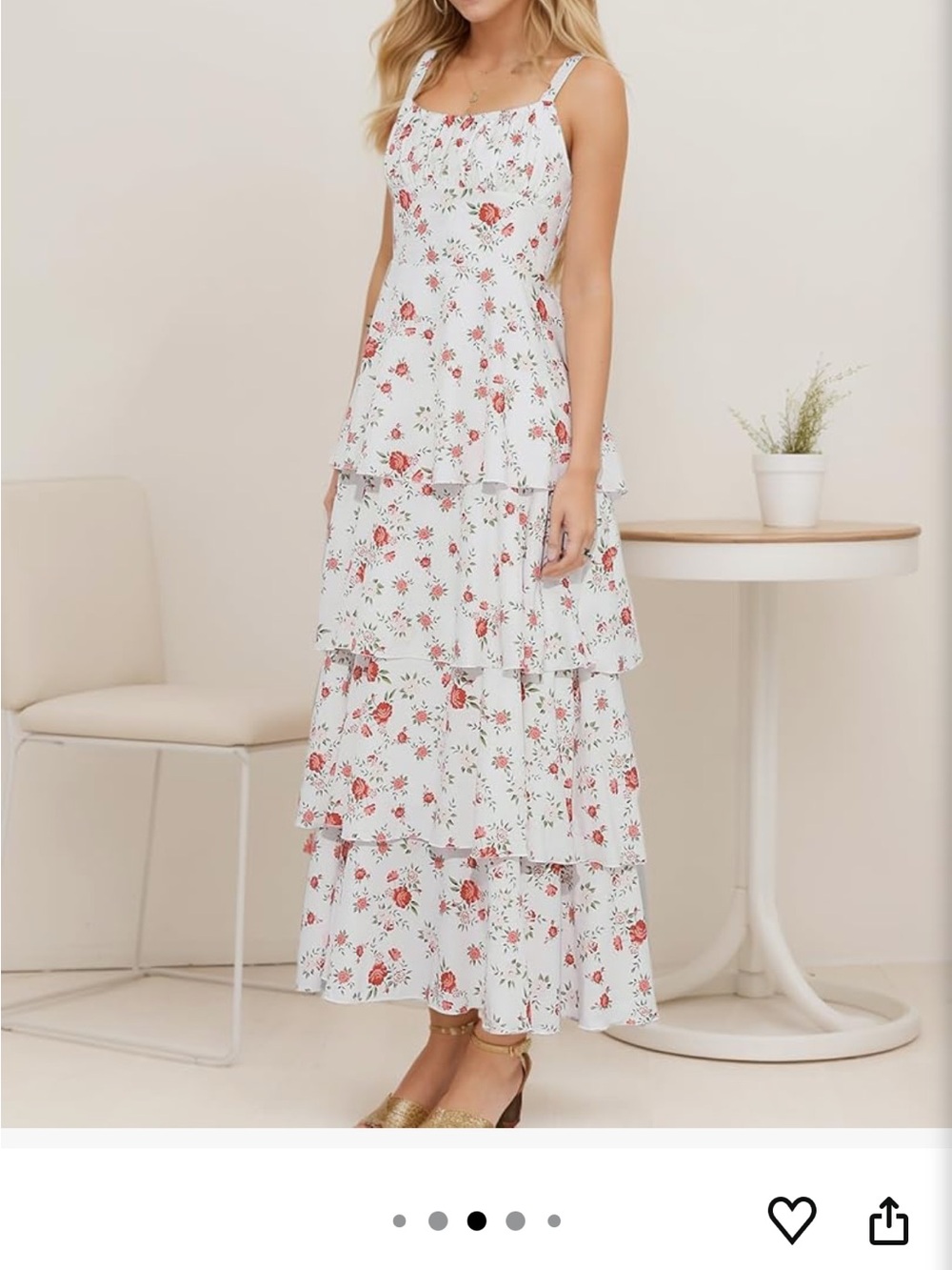 Floral Tiered Maxi Dress